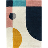 Cubitt Modern Geometric Shag Area Rug