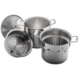 Culina Stainless Steel 4-piece 12-quart Multi-cooker