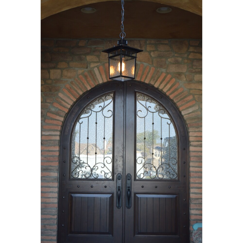 Cullen 1 Light Hanging Exterior Lighting in Imperial Black Finish