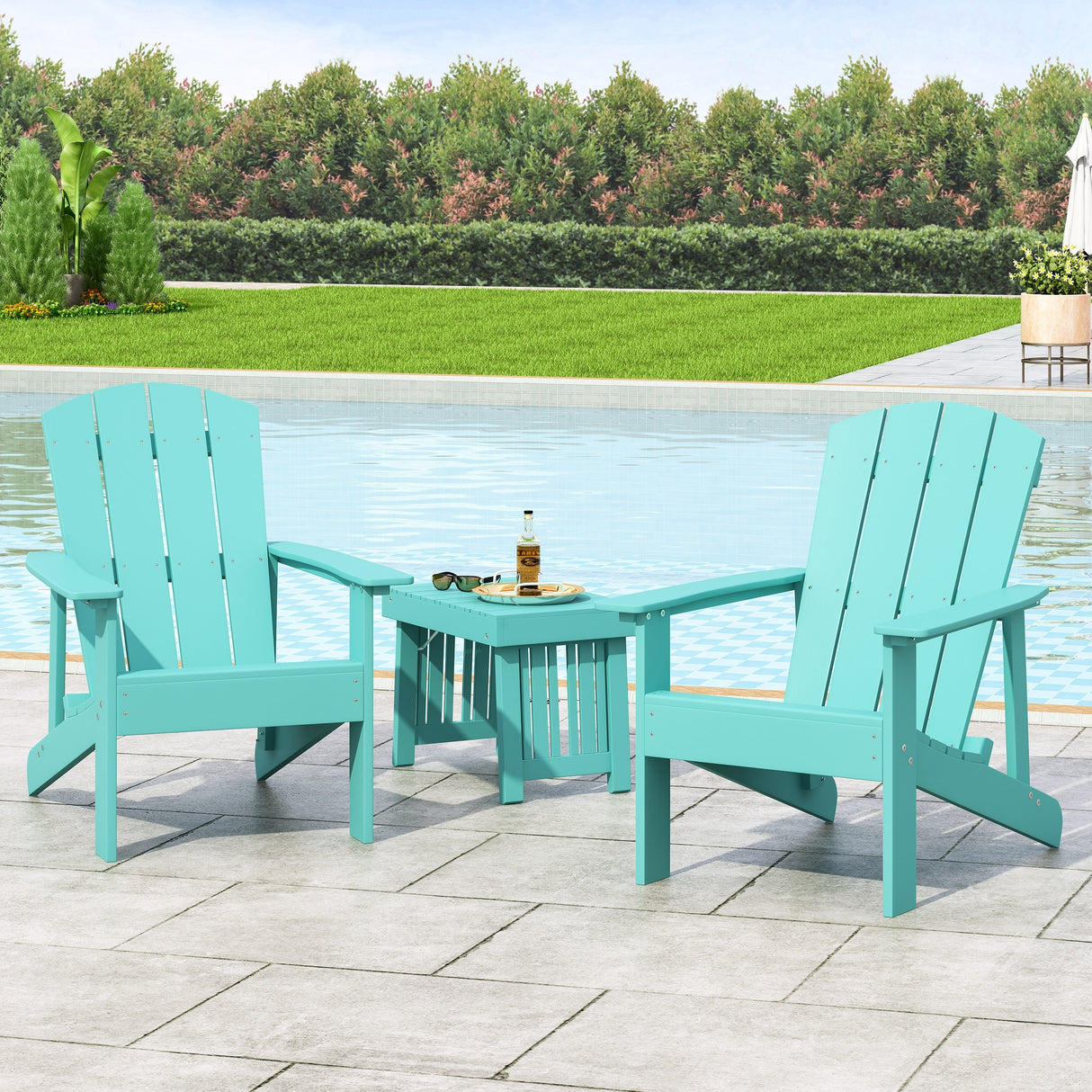 Culver Outdoor Adirondack Chairs (Set of 2) by Christopher Knight Home