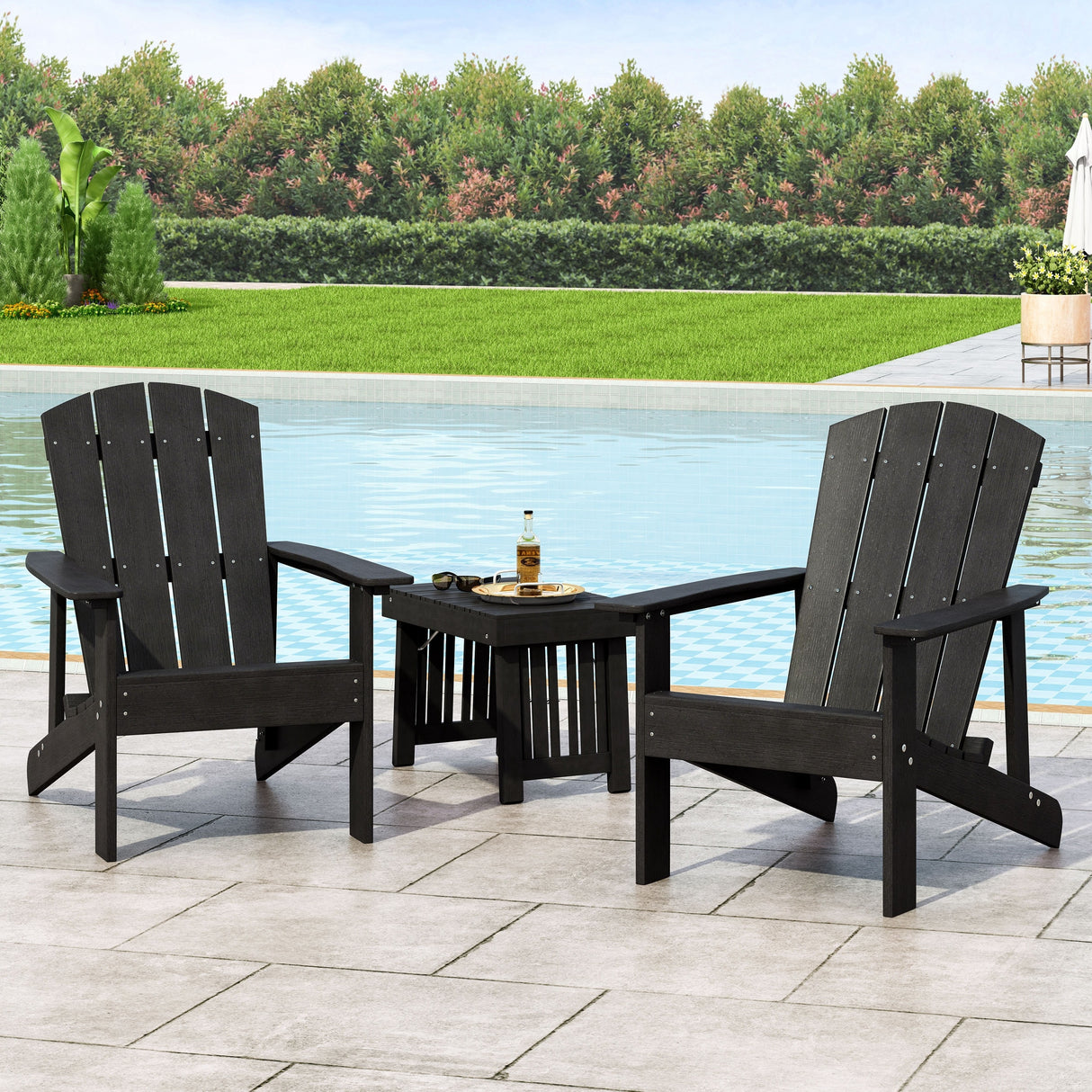 Culver Outdoor Adirondack Chairs (Set of 2) by Christopher Knight Home