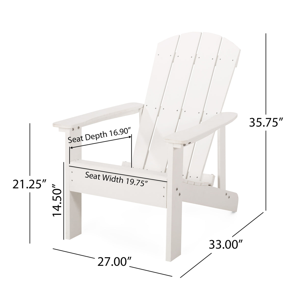 Culver Outdoor Adirondack Chairs (Set of 2) by Christopher Knight Home