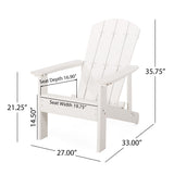Culver Outdoor Adirondack Chairs (Set of 2) by Christopher Knight Home