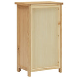 Cupboard 17.7"x12.6"x33.5" Solid Oak Wood