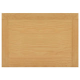 Cupboard 17.7"x12.6"x33.5" Solid Oak Wood