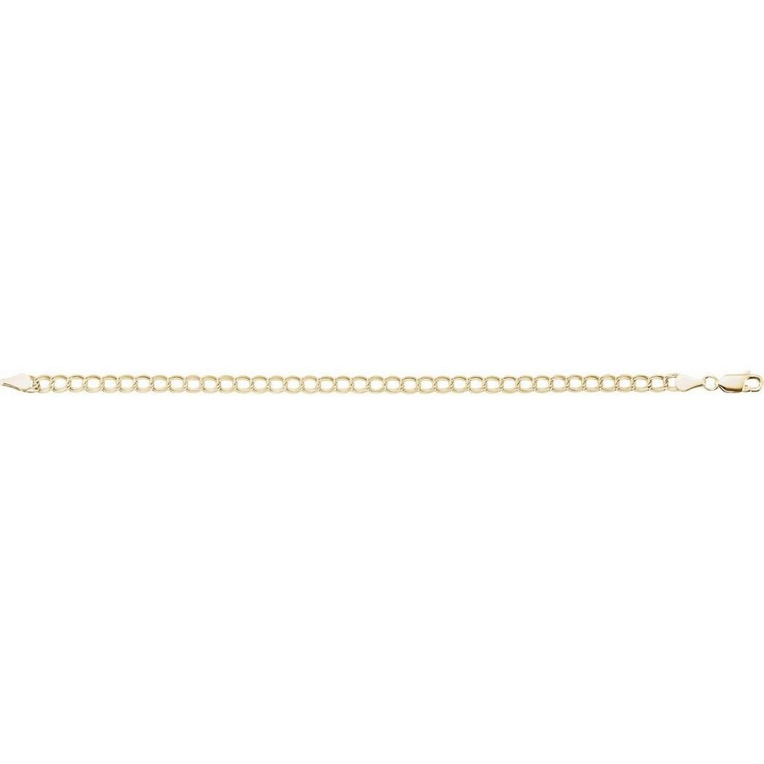 Curata 14k Yellow Gold Solid Bracelet 7 Inch