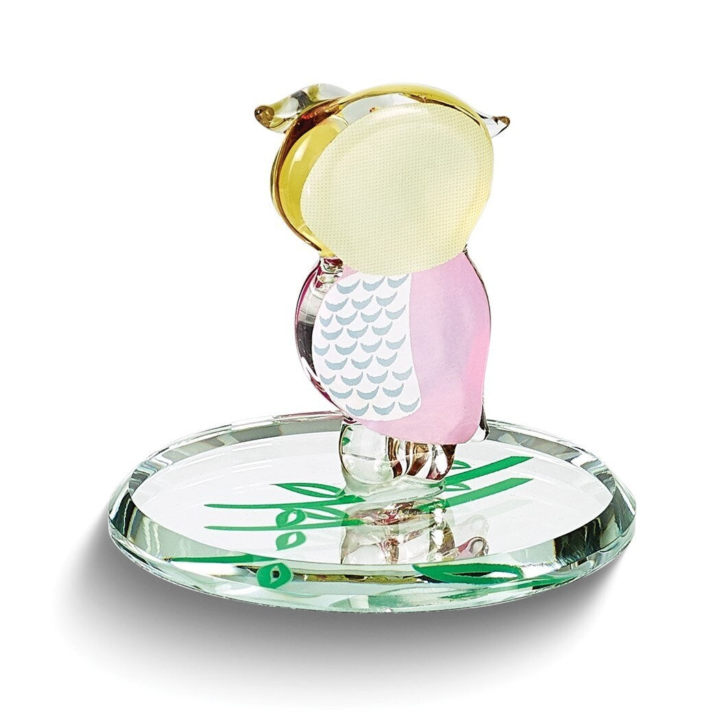 Curata Big Owlet Handcrafted Glass Figurine