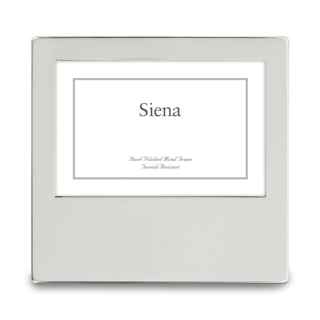 Curata Silver-Plated Wide Engravable 4x6 Frame