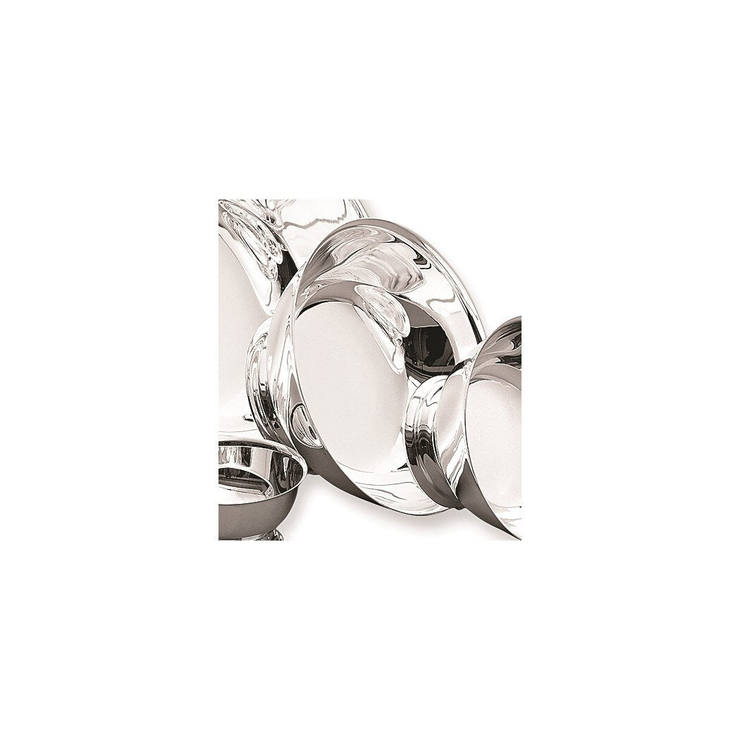 Curata Silver-Tone Non-Tarnish 8 Inch Diameter Revere Bowl