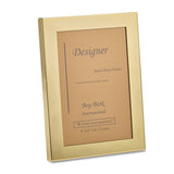 Curata Solid Brass Polished Lacquer-Coated 4x6 Photo Frame