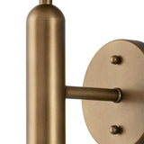 Currey & Company Barbican 1-Light Brass Wall Sconce - 17"h x 6.5"w x 7.5"d