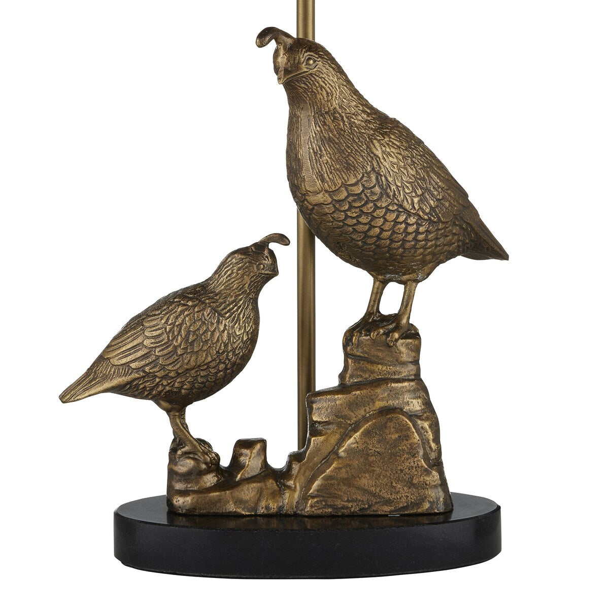 Currey & Company Codorniz Brass Table Lamp - 30"h x 17"dia