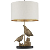Currey & Company Codorniz Brass Table Lamp - 30"h x 17"dia