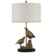 Currey & Company Codorniz Brass Table Lamp - 30"h x 17"dia