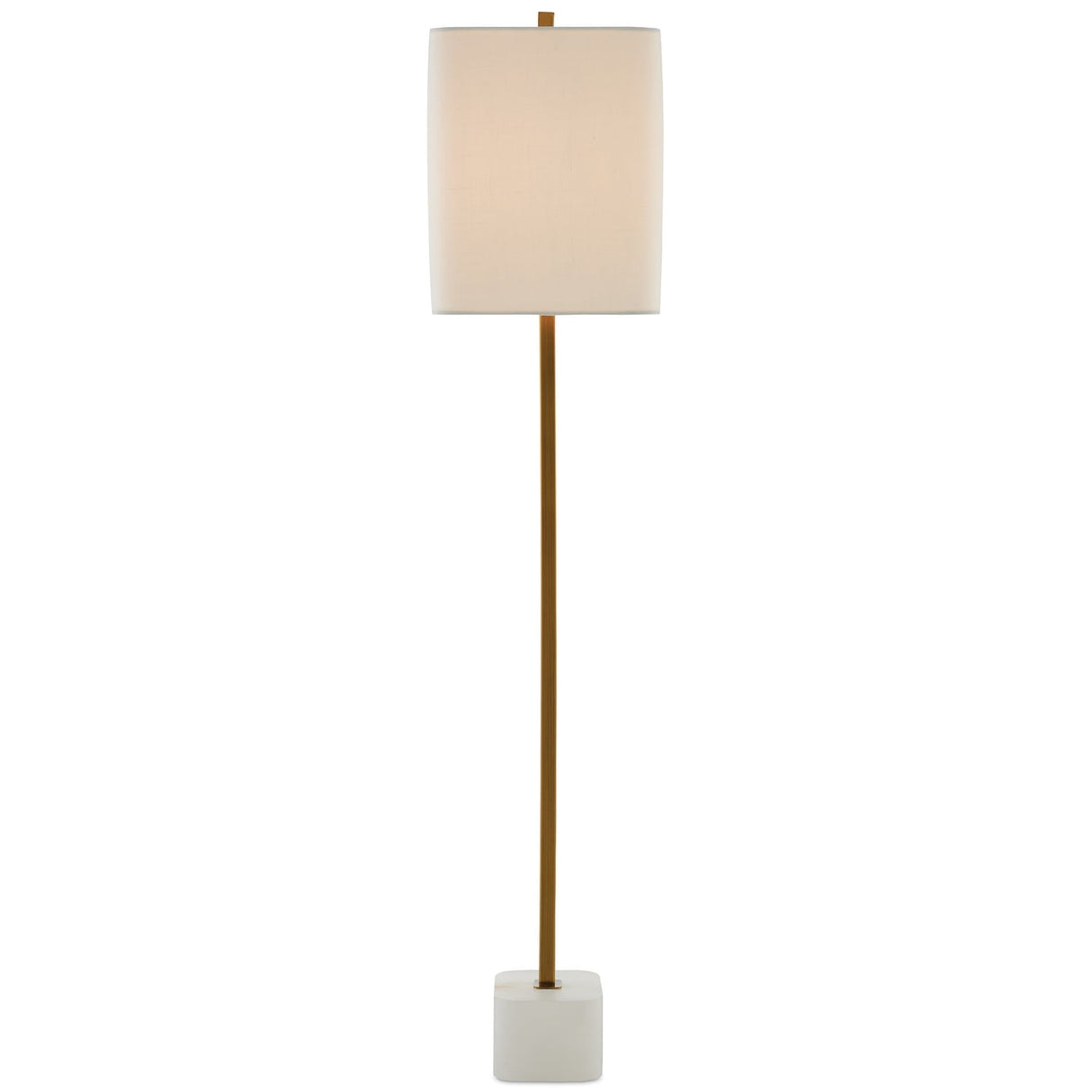 Currey & Company Felix Brass Table Lamp - 39.75"h x 15"w x 8"d
