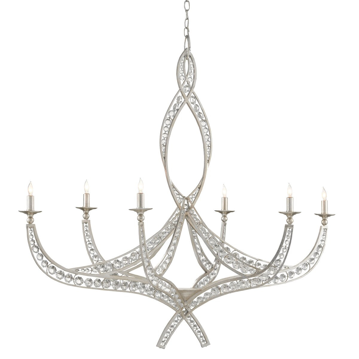 Currey & Company Firebird Chandelier - 48.75"h x 22.25"w x 50.5"d