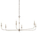 Currey & Company Nottaway Champagne Large Chandelier - 25.75"h x 61"dia