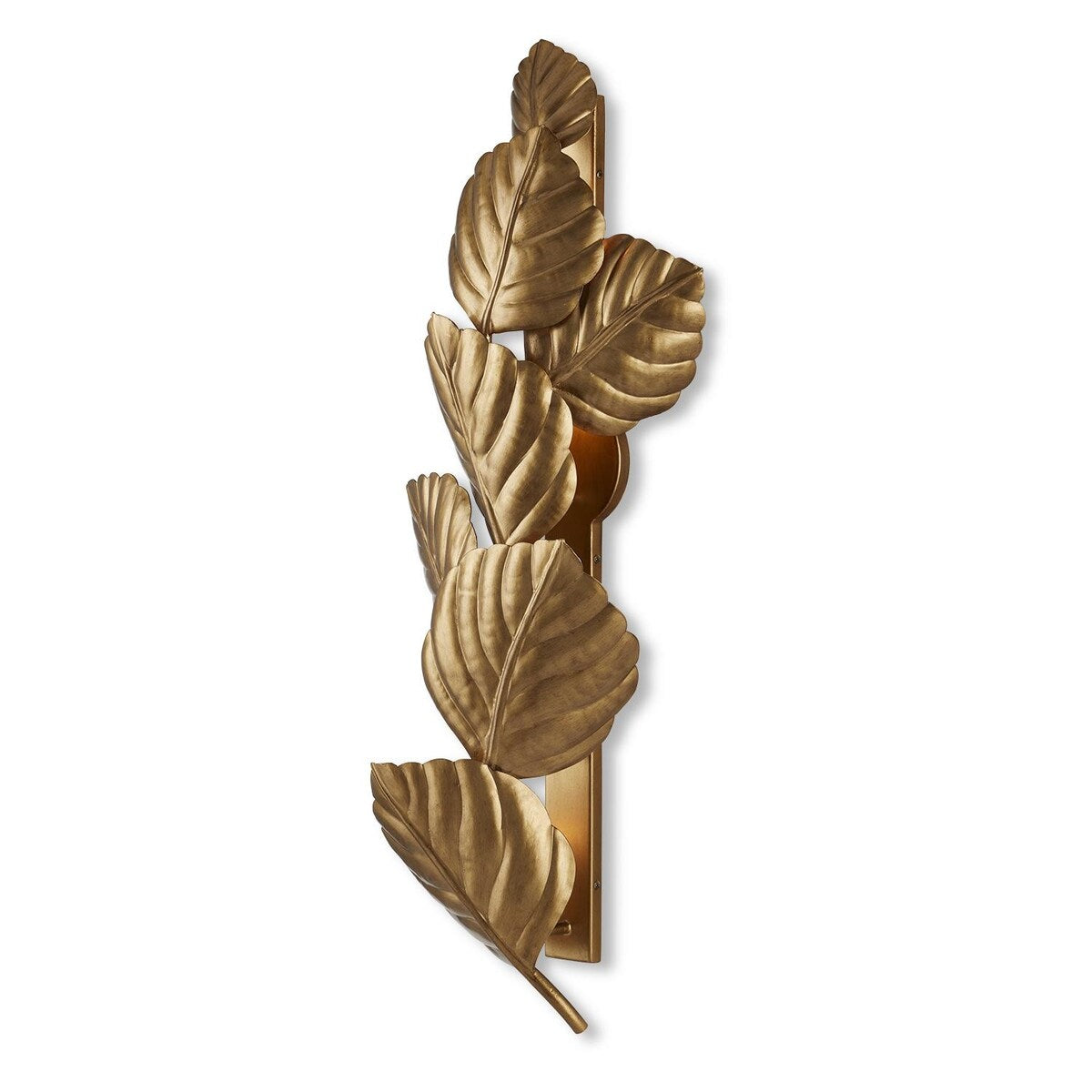 Currey & Company Wicklow Brass 4-Light Wall Sconce - 30.25"h x 11"w x 5.5"d