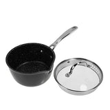 Curtis Stone Dura-Pan Nonstick 1.5-Quart Saucepan with Strainer Lid Model 652-323