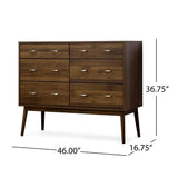 Curtisian 3 Piece Double Dresser and Nightstand Bedroom Set by Christopher Knight Home