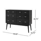 Curtisian 3 Piece Double Dresser and Nightstand Bedroom Set by Christopher Knight Home