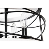 CurveCurio Modern Farmhouse Wood Lighting Drum Glam Wood Chandelier
