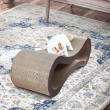 Curved Cat Scratcher Cat Cardboard Furniture Protector Infinity Shape