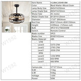 Cusp Barn 18-Inch Industrial Metal Caged Ceiling Fan with Light, Farmhouse Reversible 3-Speed Ceiling Fan Light with Remote