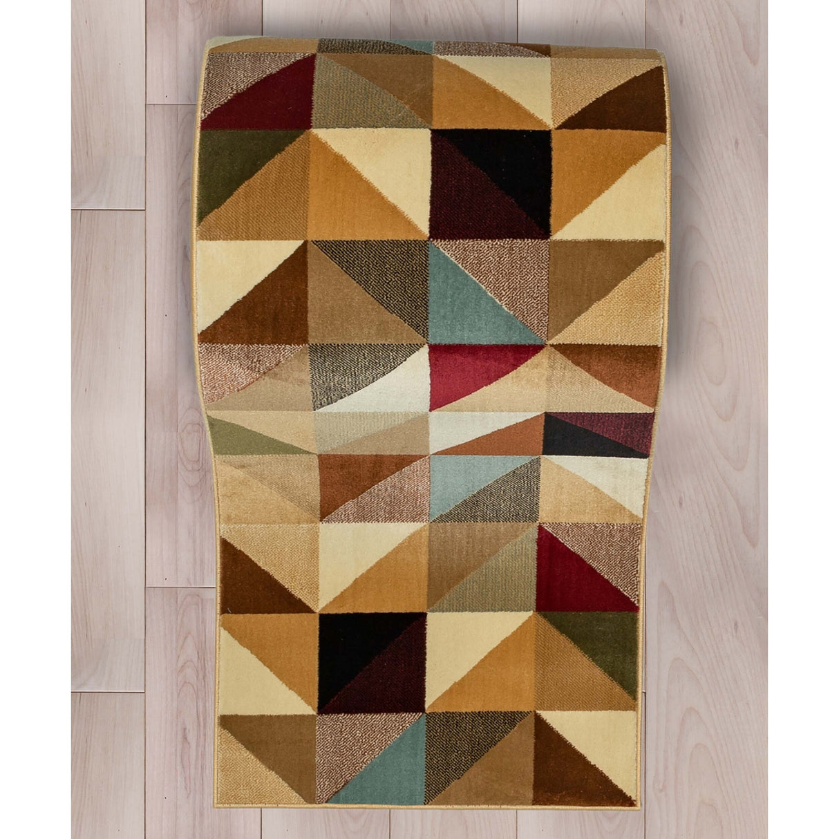 Custom Size Runner 27 Inches Wide Barclay Modern Geometric Stair Rug