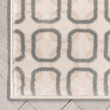 Custom Size Runner Baldwin Carter Glam Modern Geometric Stair Rug