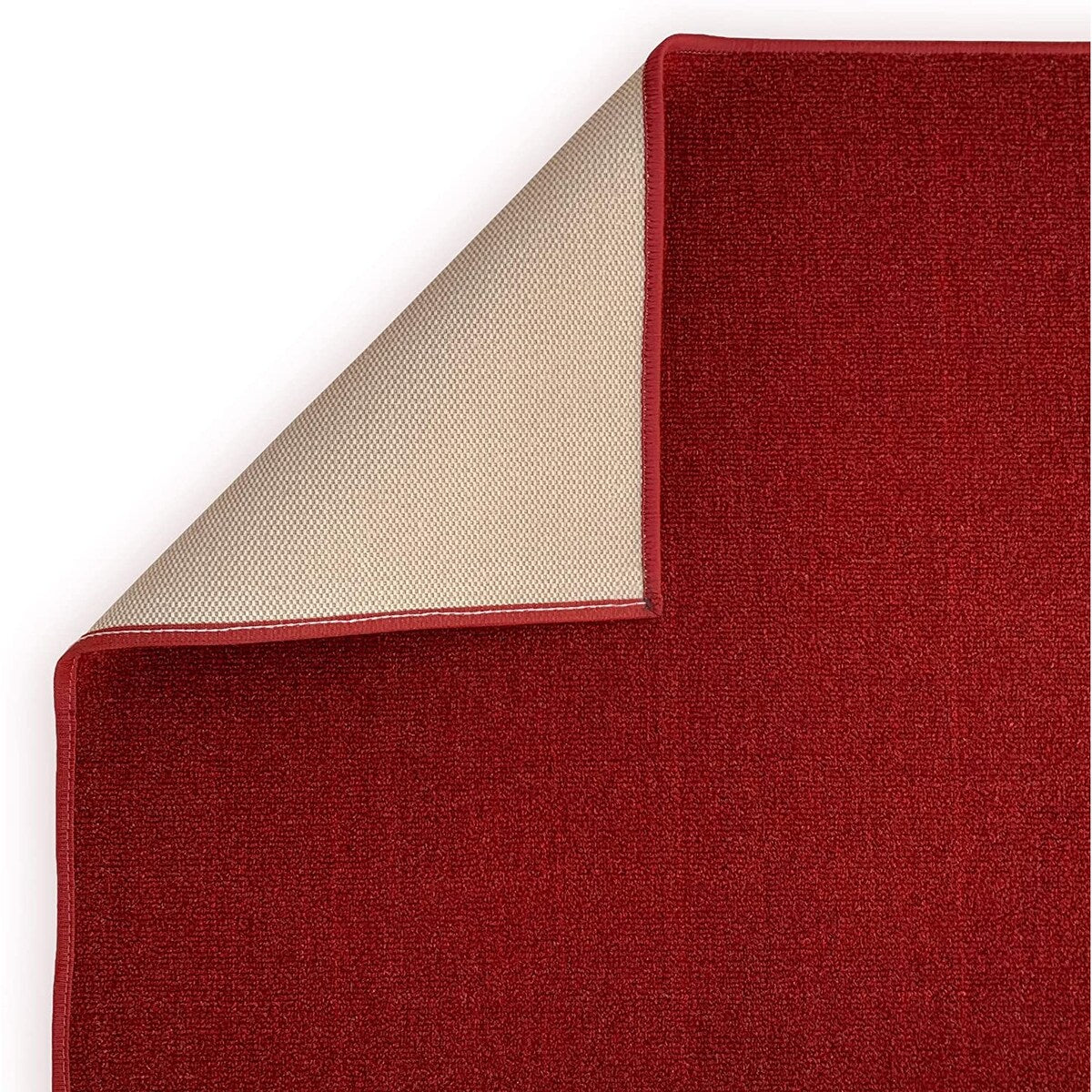 Custom Size Solid Design 26 Inch Wide Non-Slip Stair Runner Rug