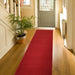 Custom Size Solid Design 26 Inch Wide Non-Slip Stair Runner Rug