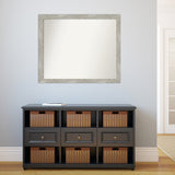Custom Wall Mirror, 32-in side, Dove Greywash Narrow Framed Wall Mirror - Dove Greywash Narrow