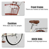 Cycling 26 Inch Classic Bicycle Retro Bicycle Beach Cruiser Bicycle Retro Bicycle