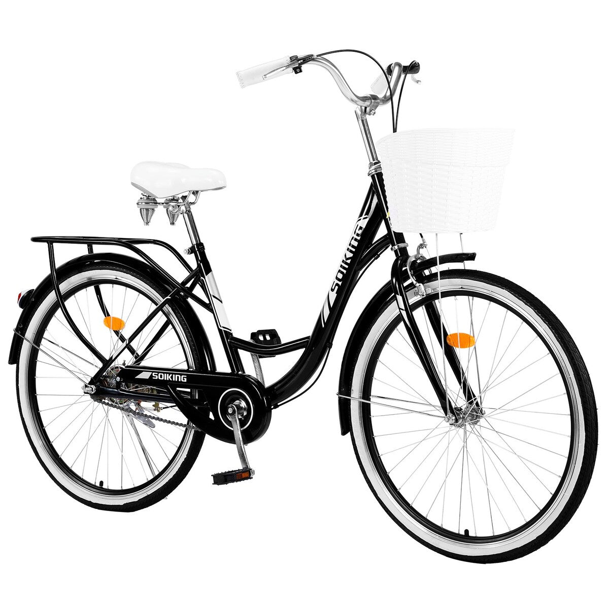 Cycling 26 Inch Womens Comfort Bikes Beach Cruiser Bike Single Speed Bicycle Comfortable Bicycle