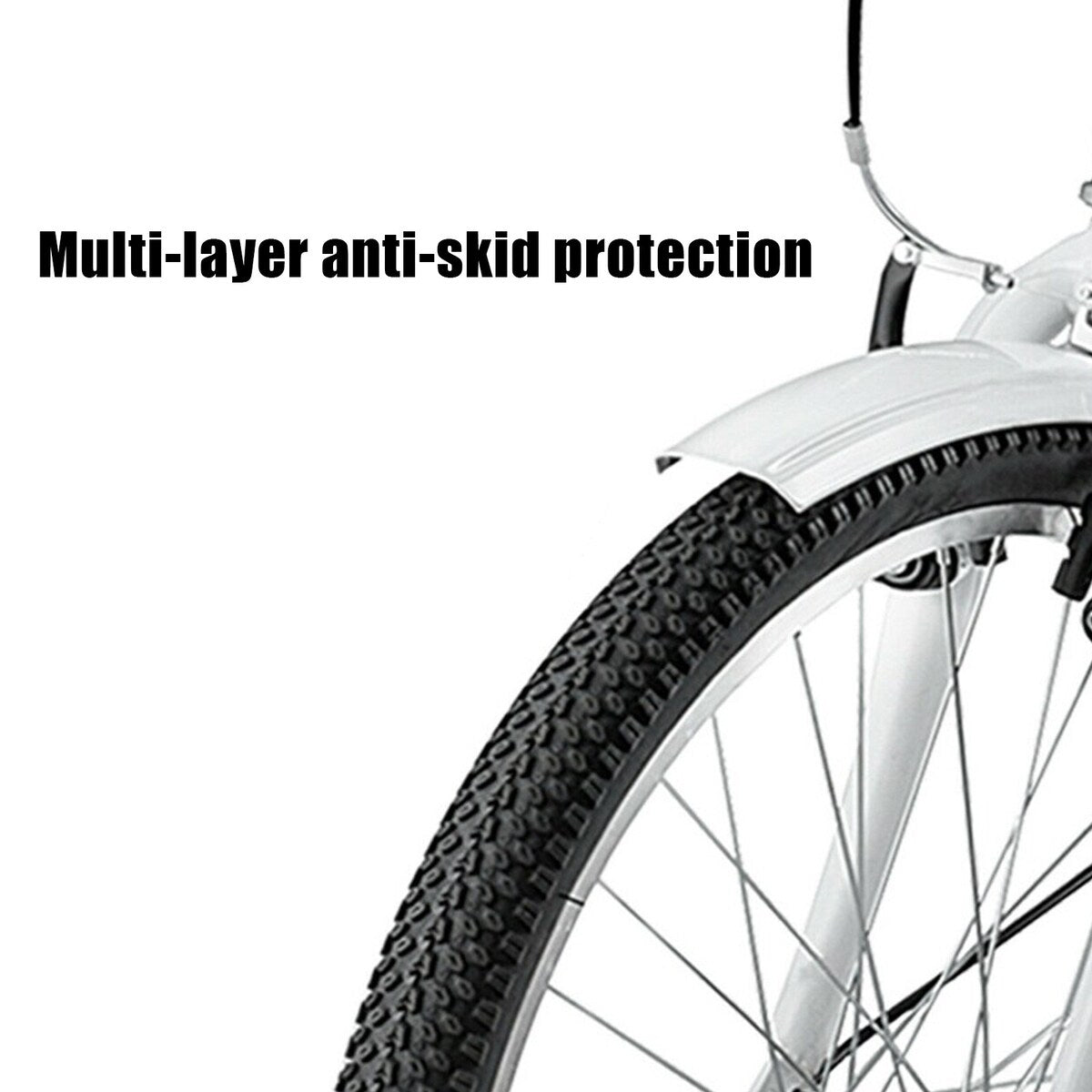 Cycling Adult Tricycle 1/7 Speed 3 Wheel For Shopping W/ Installation Tools