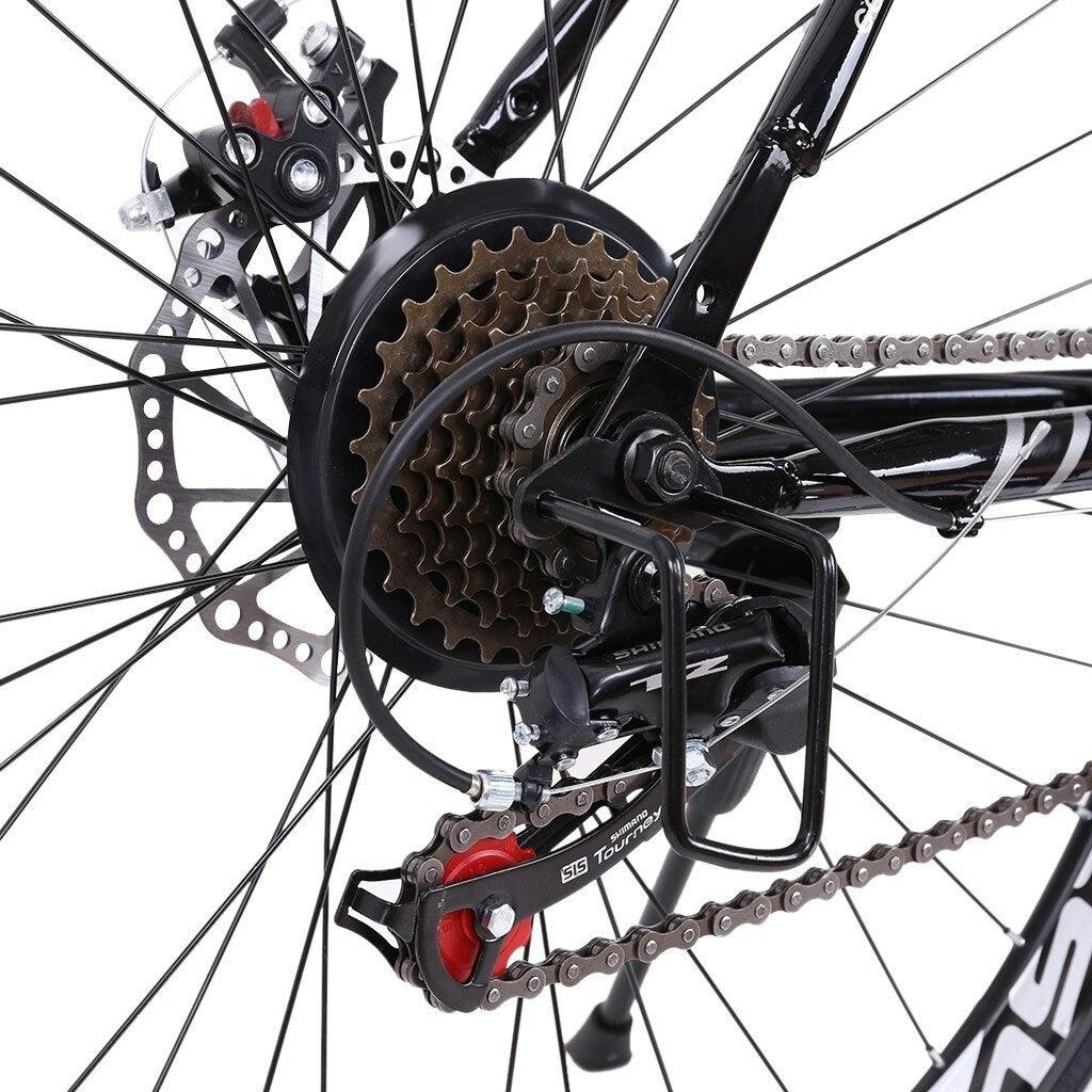 Cycling Begasso Simanos Aluminum Full Suspension Road Bike 21 Speed Disc Brakes/ 700c