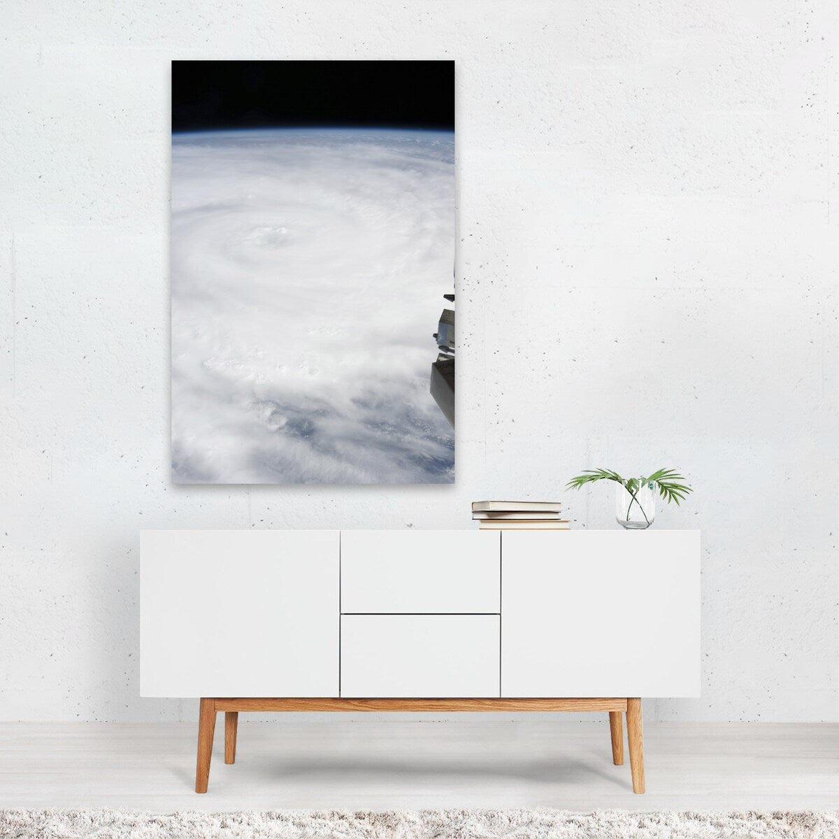 Cyclone Donna photographed just East of Australia Art Print/Poster
