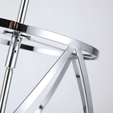 Black Island Pendant Lighting Cylinder Lantern Chandelier 3 Light, Modern LED Hanging Ceiling Light