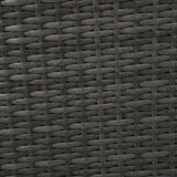 Cypress Outdoor 3-Piece Round Wicker Bistro Chat Set with Umbrella Hole & Cushions by Christopher Knight Home