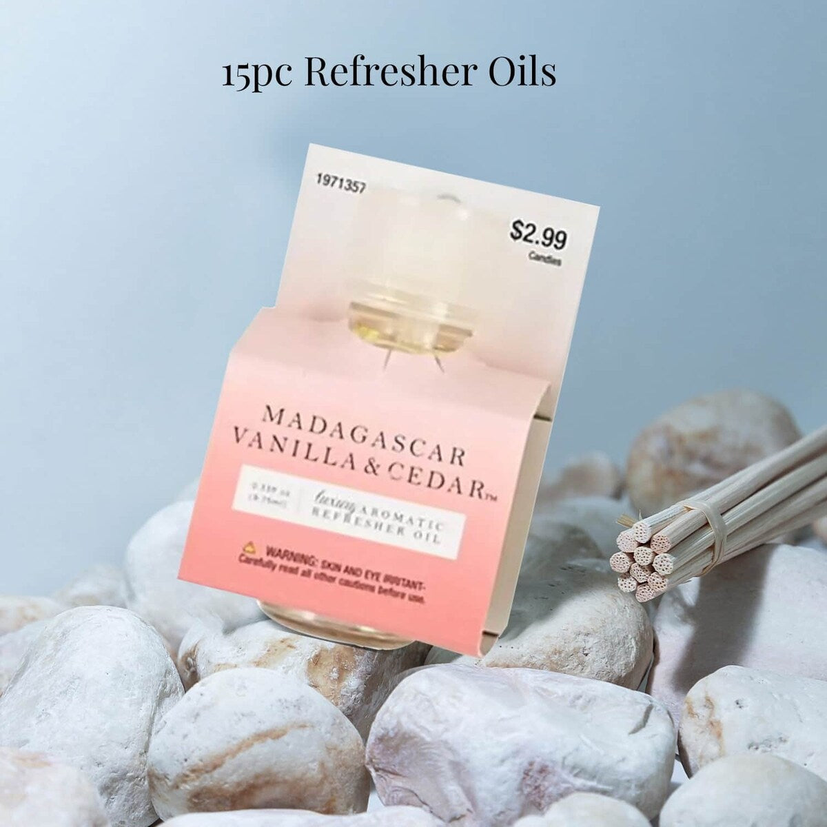 DARSEE & DAVID Set of 15 Home Fragrance Refresher Set Oils 4.95 Fl Oz