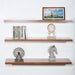 DAVEE Set of 3 JD Walnut Floating Shelves - 47.25*9.25*1.5 inches - 47.25*9.25*1.5 inches