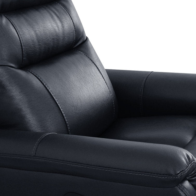 DENOSEN Faux Leather Manual Recliner Chair