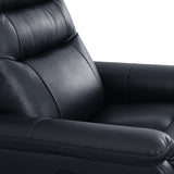 DENOSEN Faux Leather Manual Recliner Chair