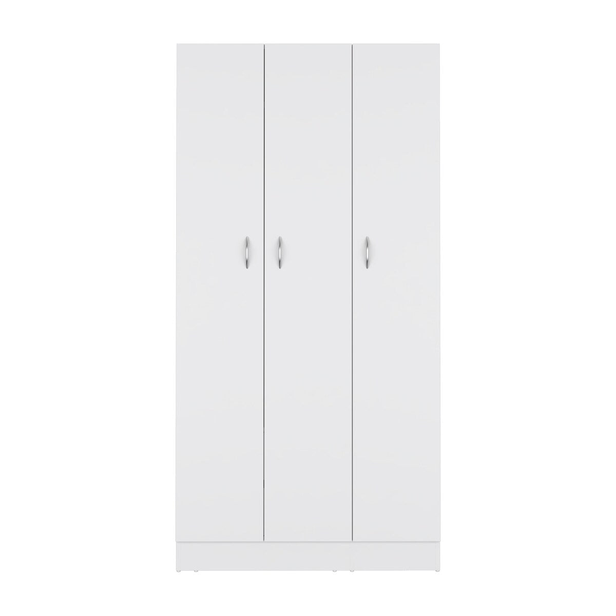 DEPOT E-SHOP Westbury Wardrobe Armoire with 3-Doors and 2-Inner Drawers, White