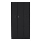 DEPOT E-SHOP Westbury Wardrobe Armoire with 3-Doors and 2-Inner Drawers, White