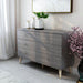 DH BASIC Mid-Century Modern Distressed Grey 47-inch Wide 6-Drawer Dresser with Knobs by Denhour