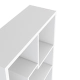 DH BASIC Modern 73-inch 8-Open Shelf Display Bookcase by Denhour