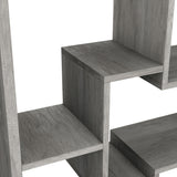 DH BASIC Modern 73-inch 8-Open Shelf Display Bookcase by Denhour