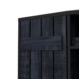 DH BASIC Rustic Navy Blue 4-bottle Buffet Cabinet (47-inch) by Denhour